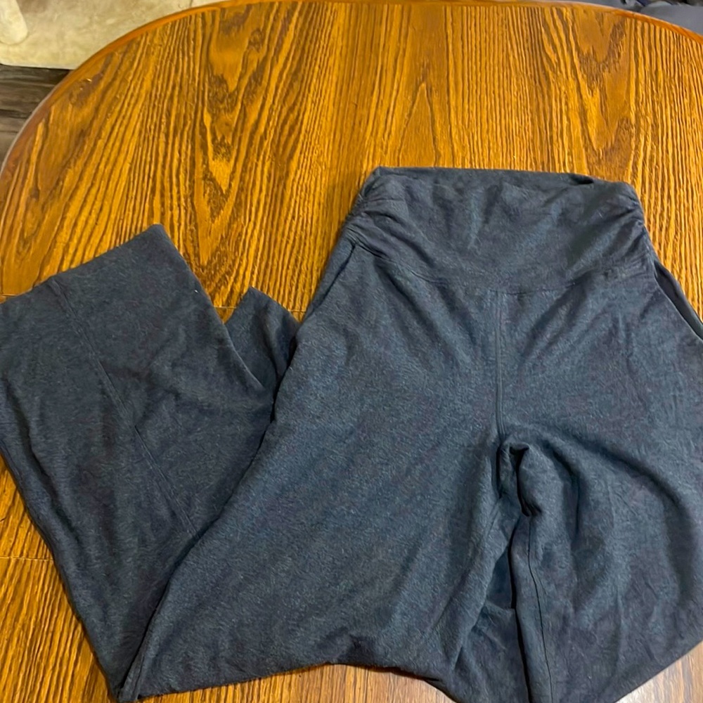 Cinched waist Lululemon wide leg sweats